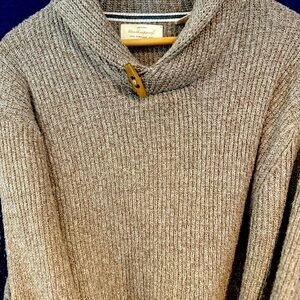 Weatherproof Men's Turtleneck Sweater in Gray